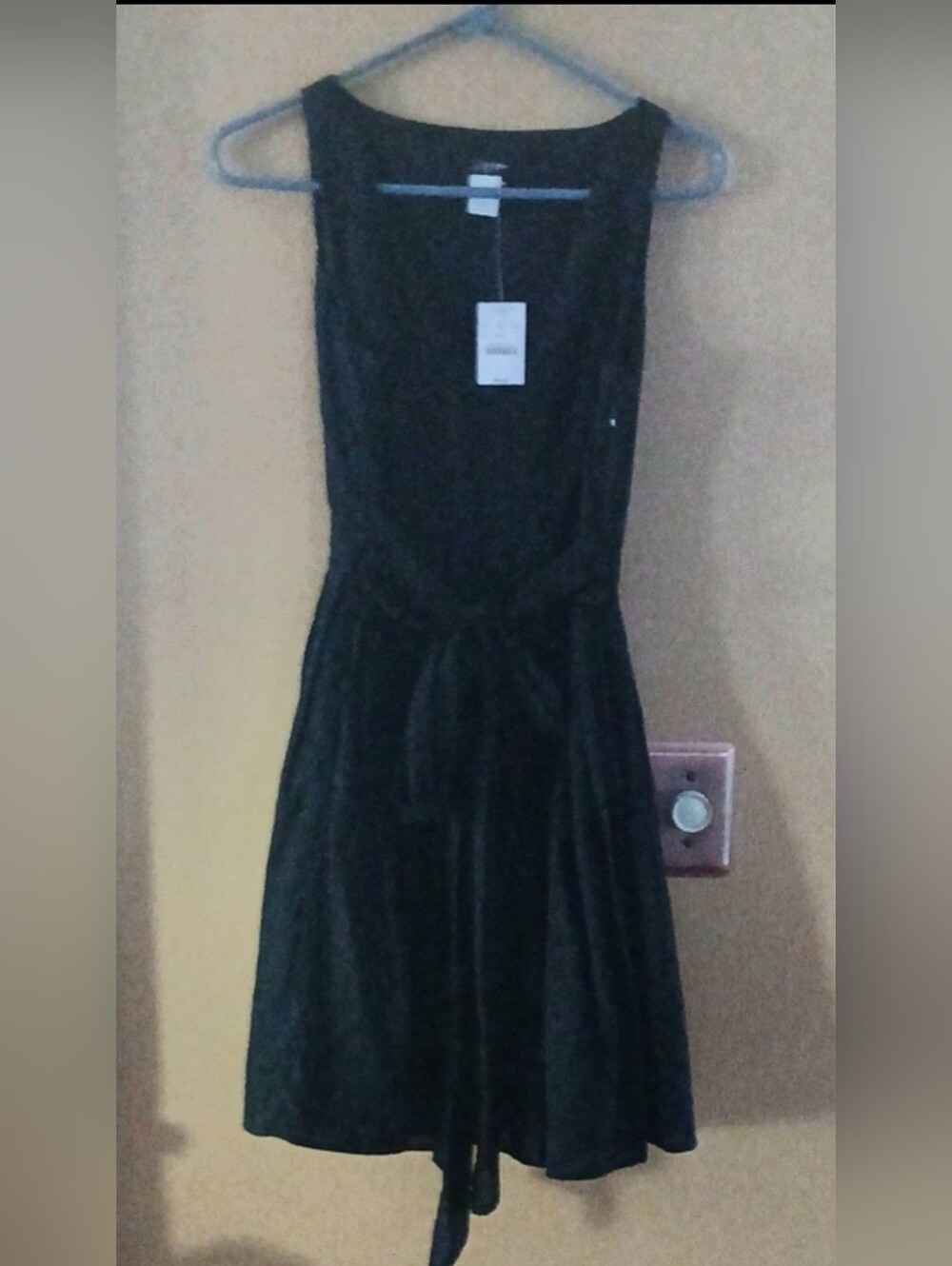 NWT J. Crew Factory Black Tie-Front V-Neck Sundress ■ Size 4